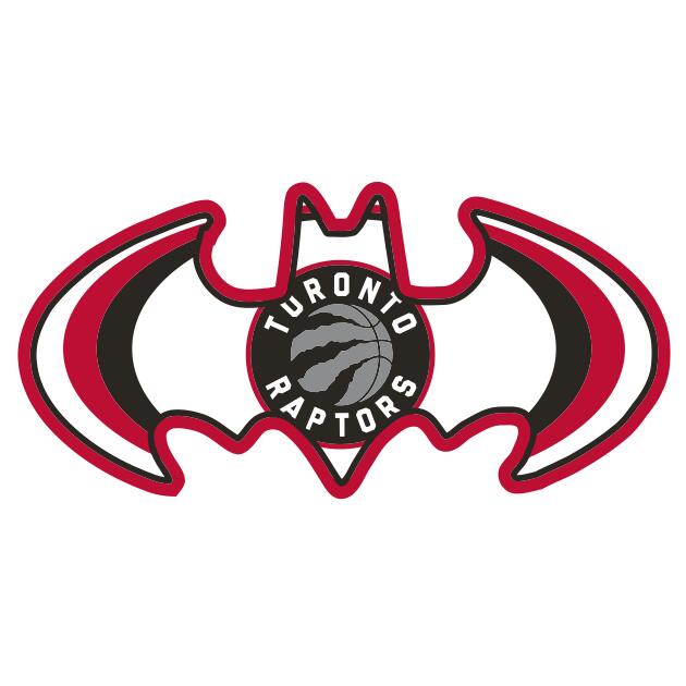 Toronto Raptors Batman Logo fabric transfer